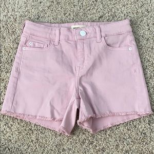 warp and weft cut off shorts